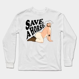 Save a horse vol.2 - Bryton Wood - light tee Long Sleeve T-Shirt